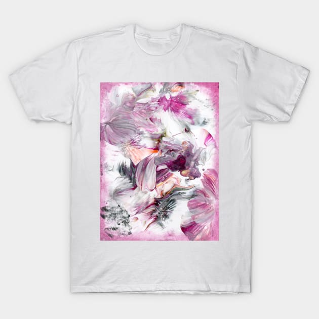 abstract pink splash T-Shirt by Vita Schagen